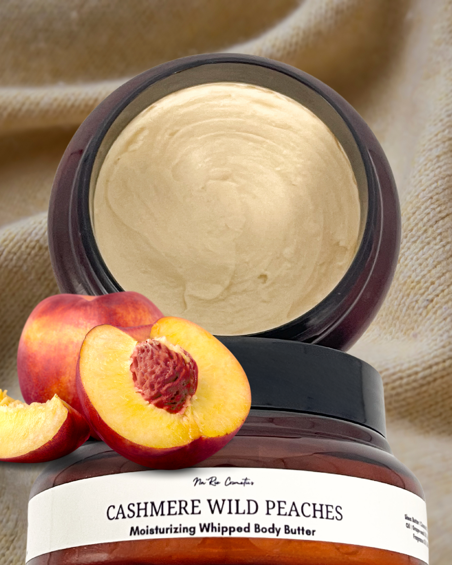 Cashmere Wild Peaches - Moisturizing Whipped Body Butter, 5oz